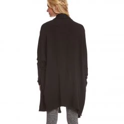 Beyond Yoga Easy Rider Origami Cardigan Black