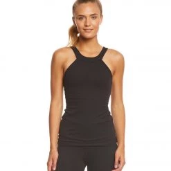 Beyond Yoga Kate Spade Madison Bow Yoga Tank Top Jet Black