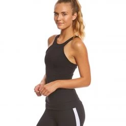 Beyond Yoga Kate Spade Madison Bow Yoga Tank Top Jet Black