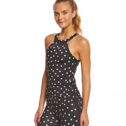 CLOTHING Beyond Yoga Kate Spade Madison Bow Yoga Tank Top Dancing Dot