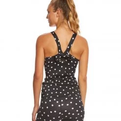 CLOTHING Beyond Yoga Kate Spade Madison Bow Yoga Tank Top Dancing Dot