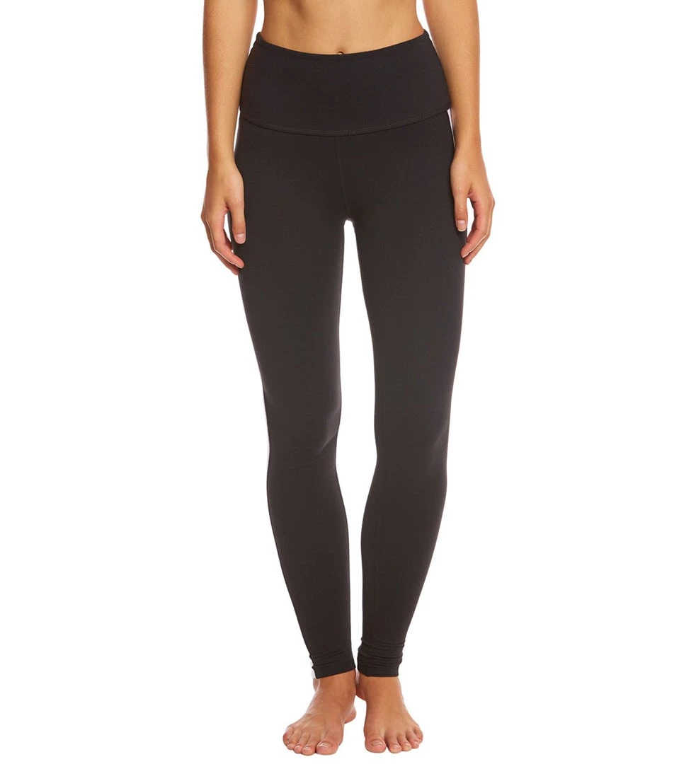 Beyond Yoga Kate Spade Madison Tuxedo Yoga Leggings Jet Black CLOTHING 4 Beyond Yoga Kate Spade Madison Tuxedo Yoga Leggings Jet Black CLOTHING