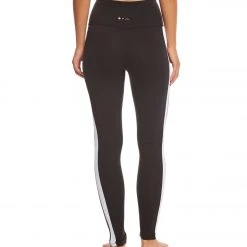 Beyond Yoga Kate Spade Madison Tuxedo Yoga Leggings Jet Black CLOTHING 10 Beyond Yoga Kate Spade Madison Tuxedo Yoga Leggings Jet Black CLOTHING
