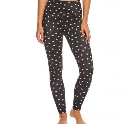 CLOTHING Beyond Yoga Kate Spade Madison Tuxedo Yoga Leggings Dancing Dot