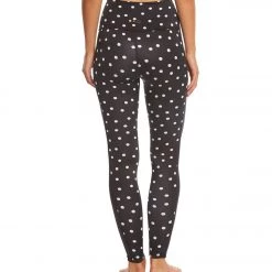 CLOTHING Beyond Yoga Kate Spade Madison Tuxedo Yoga Leggings Dancing Dot