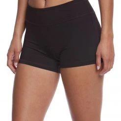 Mika Yoga Wear Lorena Hot Yoga Shorts Black CLOTHING