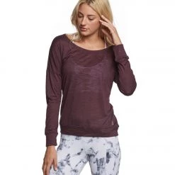 CLOTHING Balance Collection Impulse Yoga Pullover Wild Plum