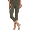 Balance Collection High Waisted Yoga Capris Forest Night CLOTHING