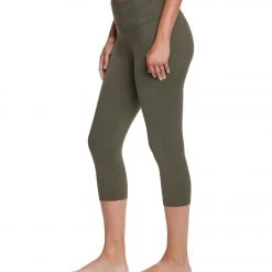 Balance Collection High Waisted Yoga Capris Forest Night CLOTHING