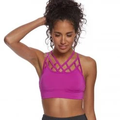 Marika Melody Yoga Sports Bra Magenta Muse CLOTHING