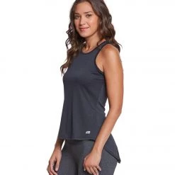 Marika Intrigue Singlet Yoga Tank Top Heather Black 10 Marika Intrigue Singlet Yoga Tank Top Heather Black