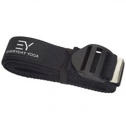 Everyday Yoga 6 Foot Cinch Strap Black
