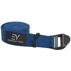 YOGA MATS & PROPS Everyday Yoga 6 Foot Cinch Strap True Navy