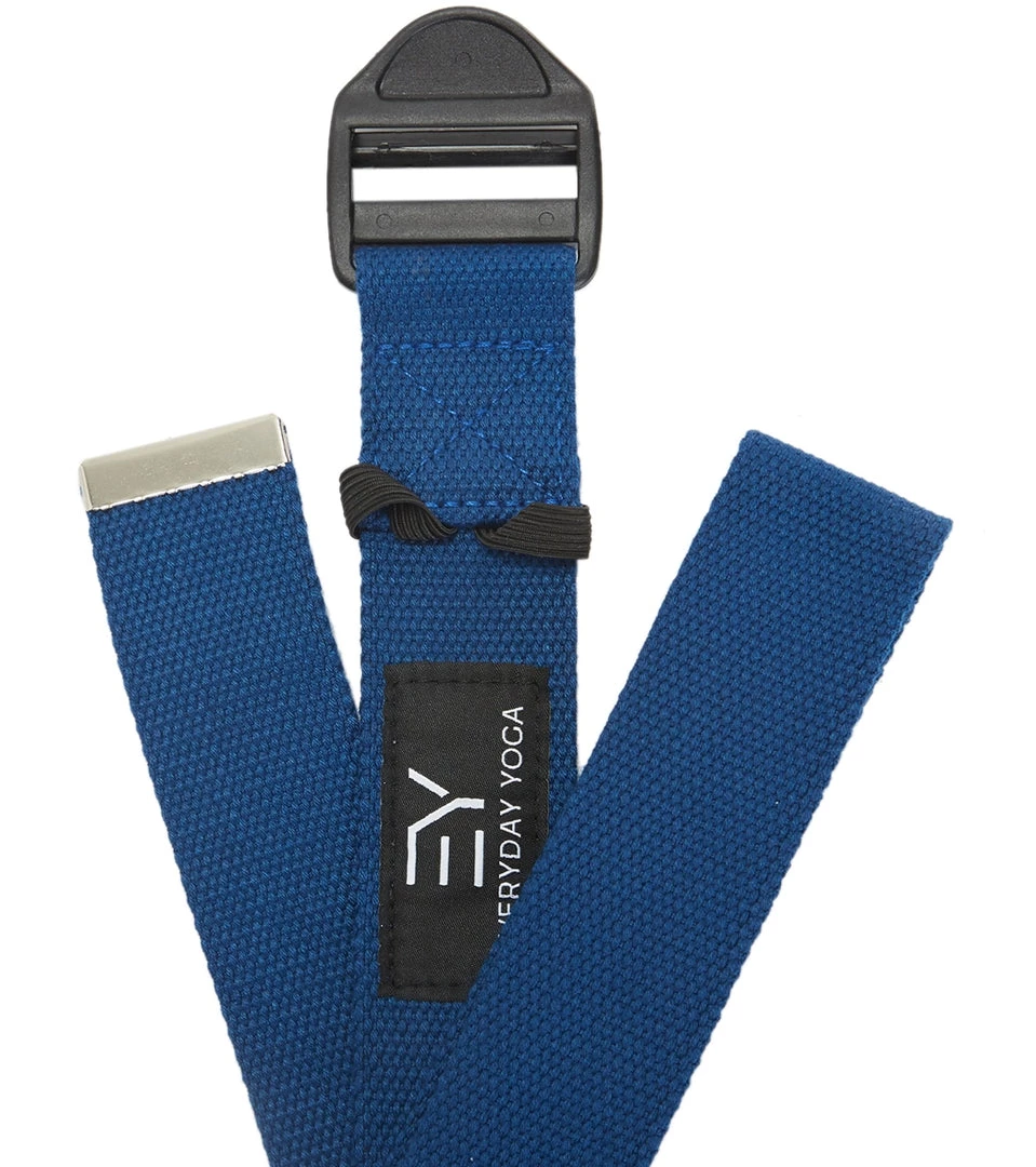 YOGA MATS & PROPS Everyday Yoga 6 Foot Cinch Strap True Navy 4 YOGA MATS & PROPS Everyday Yoga 6 Foot Cinch Strap True Navy