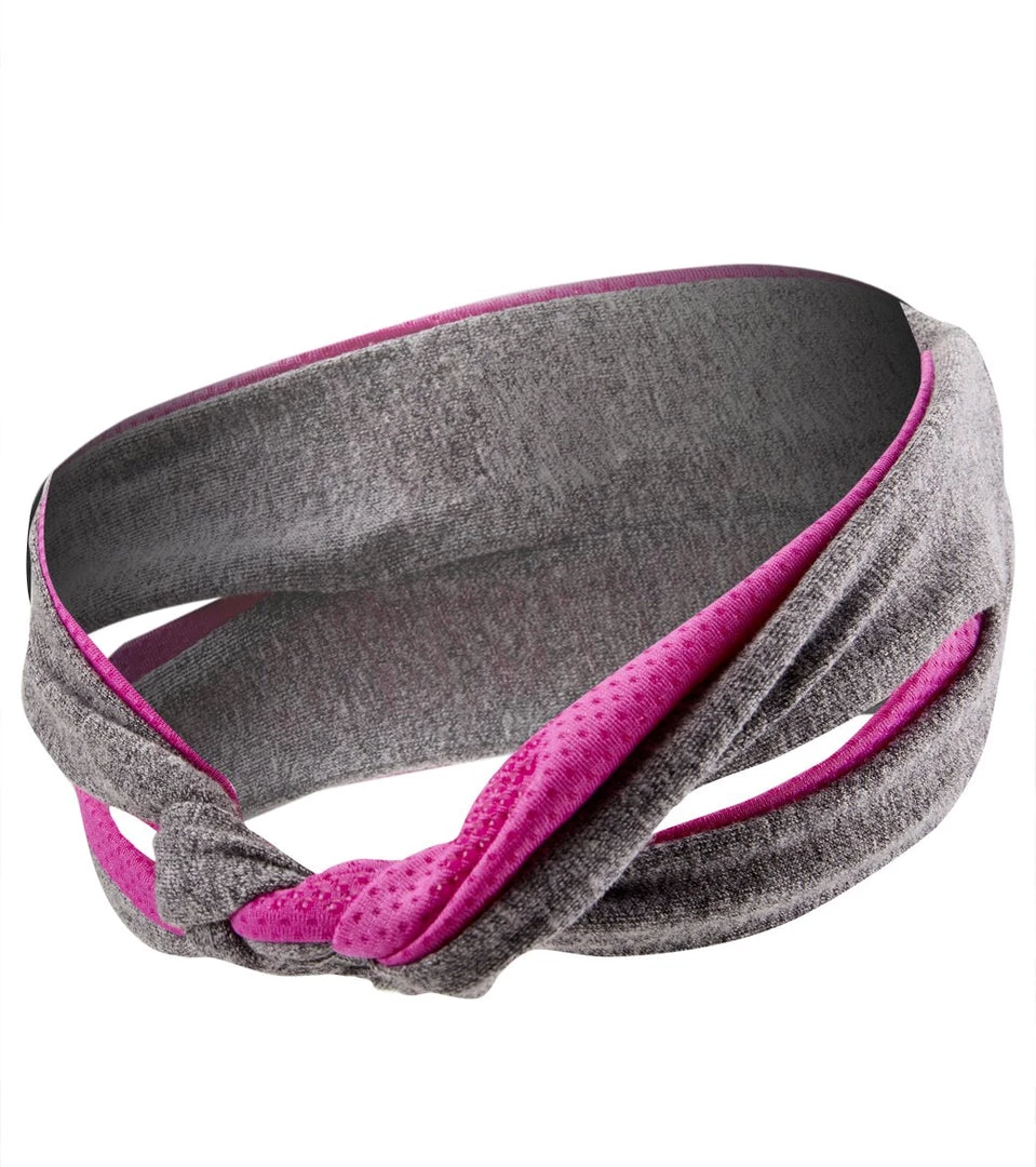Gaiam Ultra Grip Yoga Headband Grey/Purple ACCESSORIES 4 Gaiam Ultra Grip Yoga Headband Grey/Purple ACCESSORIES