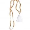 ACCESSORIES Mala Collective Mala Inviting Clarity Japa Mala Necklace