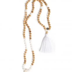 ACCESSORIES Mala Collective Mala Inviting Clarity Japa Mala Necklace