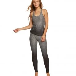CLOTHING Beyond Yoga Travel Lightweight Ombre Racerback Yoga Tank Top Black Ombre