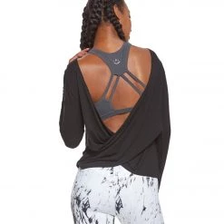 Beyond Yoga Twist Of Fate Yoga Pullover Top Black