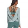 Beyond Yoga Twist Of Fate Yoga Pullover Top Light Sage