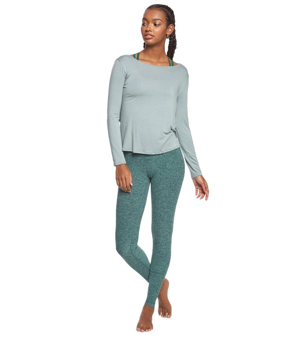 Beyond Yoga Twist Of Fate Yoga Pullover Top Light Sage 6 Beyond Yoga Twist Of Fate Yoga Pullover Top Light Sage