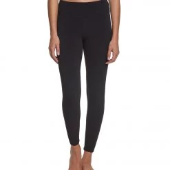 Beyond Yoga Kate Spade Back Bow 7/8 Yoga Leggings Black Ottoman CLOTHING