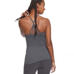 Beyond Yoga Opening Night Yoga Tank Top Gray/Stormy CLOTHING