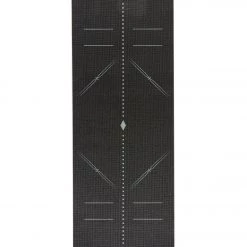 Everyday Yoga Alignment Yoga Mat 72 Inch 5mm Black With Print YOGA MATS & PROPS