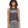 Spiritual Gangster SG Varsity Yoga Crop Tank Top Navy 2 Spiritual Gangster SG Varsity Yoga Crop Tank Top Navy