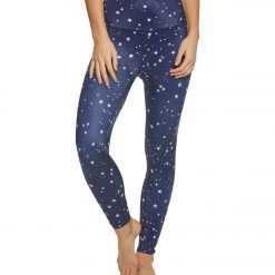 CLOTHING Beyond Yoga Kate Spade Night Sky High Waisted Yoga Capris Night Sky