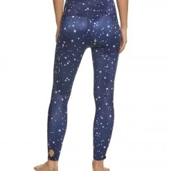 CLOTHING Beyond Yoga Kate Spade Night Sky High Waisted Yoga Capris Night Sky