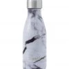 S'well White Marble 9oz Stainless Steel Water Bottle ACCESSORIES