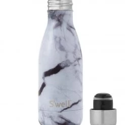 S'well White Marble 9oz Stainless Steel Water Bottle White Marble ACCESSORIES
