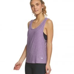 CLOTHING Marika Flow Yoga Tank Top Heather Concord Grape