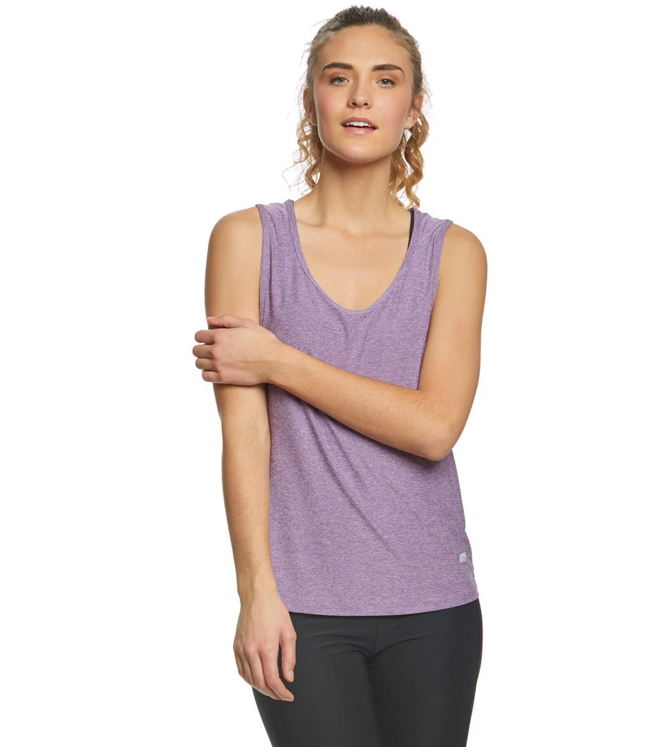 CLOTHING Marika Flow Yoga Tank Top Heather Concord Grape 8 CLOTHING Marika Flow Yoga Tank Top Heather Concord Grape
