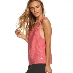 Marika Flow Yoga Tank Top Heather Azalea CLOTHING