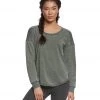 CLOTHING Balance Collection Leanne Peached Fleece Pullover Dusty Olive 2 CLOTHING Balance Collection Leanne Peached Fleece Pullover Dusty Olive