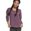 Balance Collection Leanne Peached Fleece Pullover Wild Berry