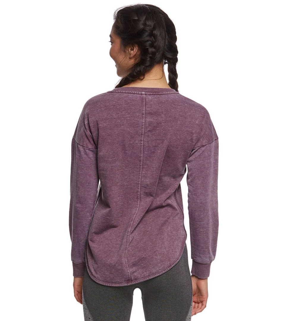 Balance Collection Leanne Peached Fleece Pullover Wild Berry 5 Balance Collection Leanne Peached Fleece Pullover Wild Berry