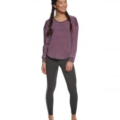 Balance Collection Leanne Peached Fleece Pullover Wild Berry 11 Balance Collection Leanne Peached Fleece Pullover Wild Berry