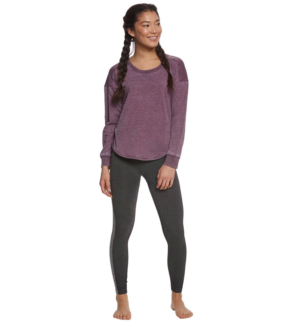 Balance Collection Leanne Peached Fleece Pullover Wild Berry 6 Balance Collection Leanne Peached Fleece Pullover Wild Berry