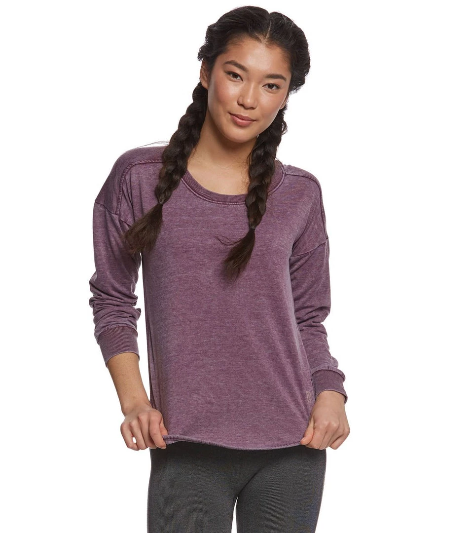 Balance Collection Leanne Peached Fleece Pullover Wild Berry 8 Balance Collection Leanne Peached Fleece Pullover Wild Berry