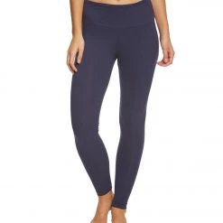 Balance Collection Basic High Waisted Yoga Leggings Peacoat Long Leggings