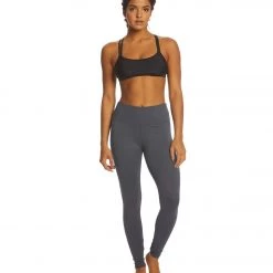 Balance Collection Basic High Waisted Yoga Leggings Ombre Blue
