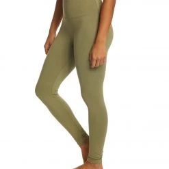 Long Leggings Balance Collection Basic High Waisted Yoga Leggings Lichen Green