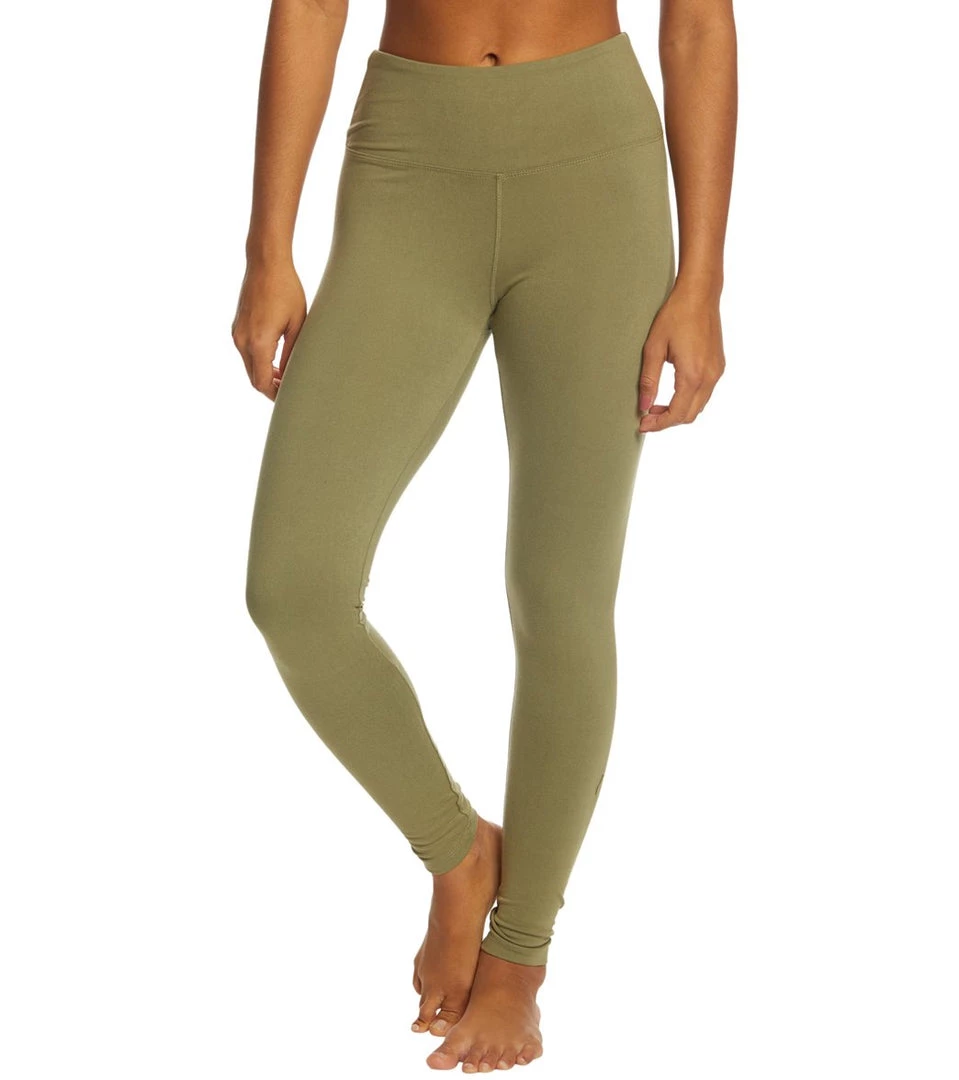 Long Leggings Balance Collection Basic High Waisted Yoga Leggings Lichen Green 8 Long Leggings Balance Collection Basic High Waisted Yoga Leggings Lichen Green