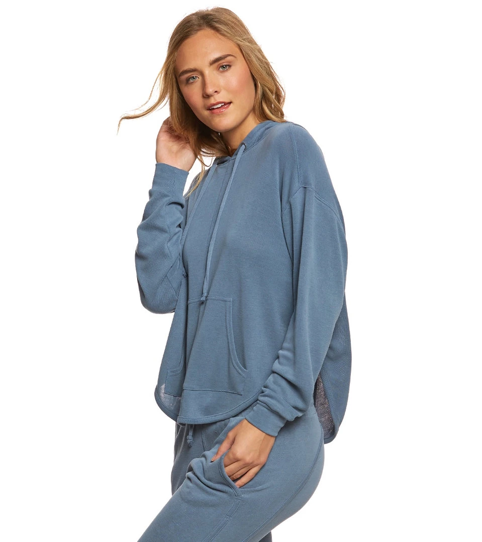 Free People Movement Back Into It Hoodie Blue 5 Free People Movement Back Into It Hoodie Blue