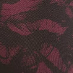 DYI High Waist Signature Butterfly Printed Yoga Leggings Burgundy 13 DYI High Waist Signature Butterfly Printed Yoga Leggings Burgundy