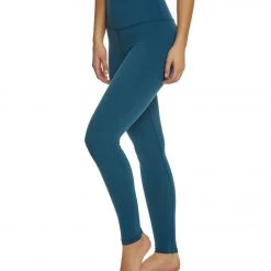 Beyond Yoga Plush High Waisted Long Leggings Deep Sapphire Heather CLOTHING