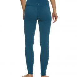 Beyond Yoga Plush High Waisted Long Leggings Deep Sapphire Heather CLOTHING